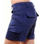 Blue Corduroy Shorts